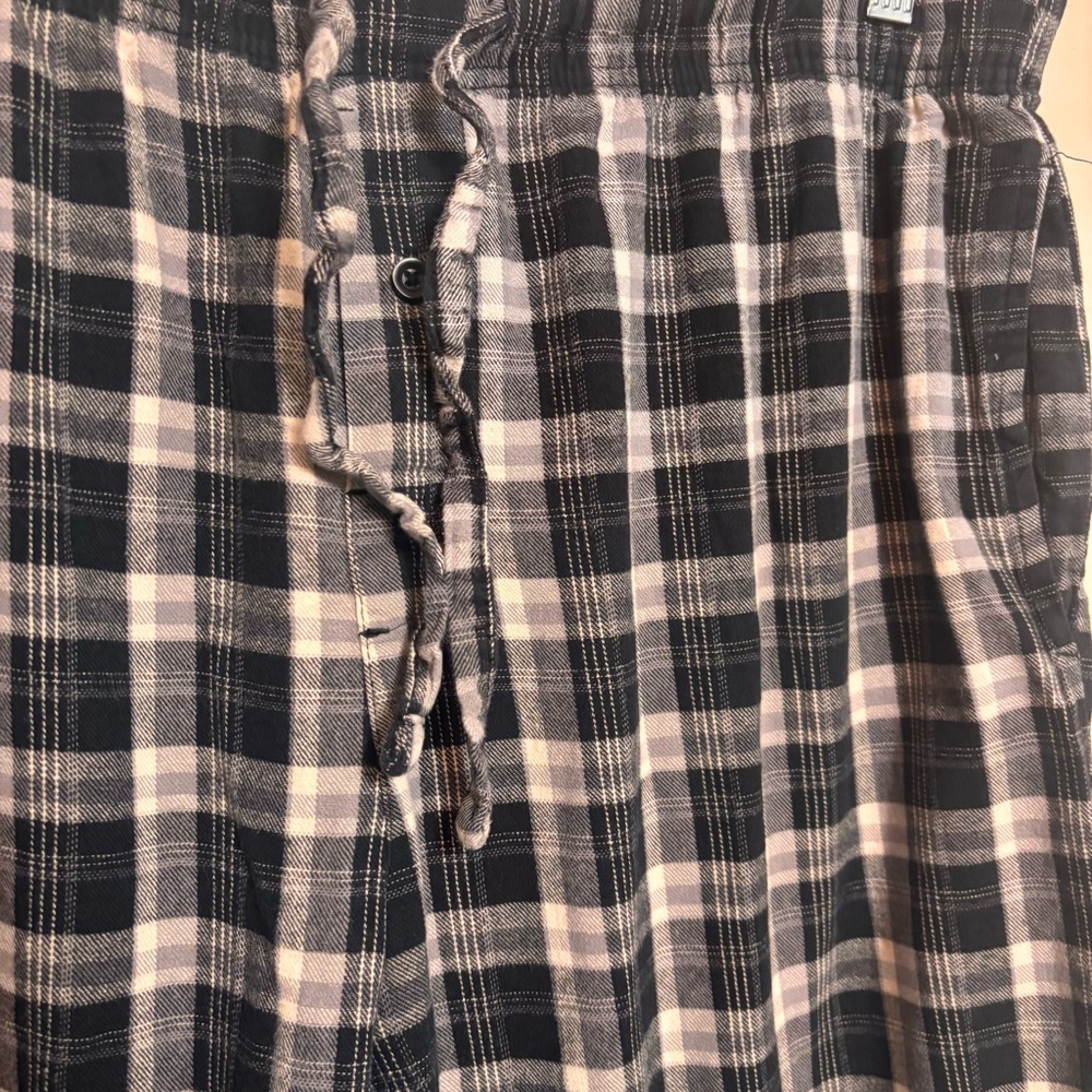 Woolrich Men’s Pants Flannel Sleep Lounge Elastic Waist 100% Cotton Drawstring L - Picture 2 of 5